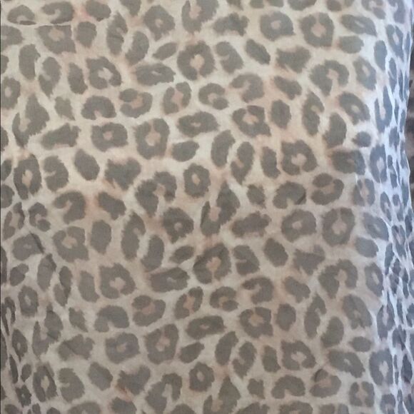 NWT Elena Baldi Italy 100% silk Animal print Long Sleeve Blouse Womens Sz S - Picture 3 of 7